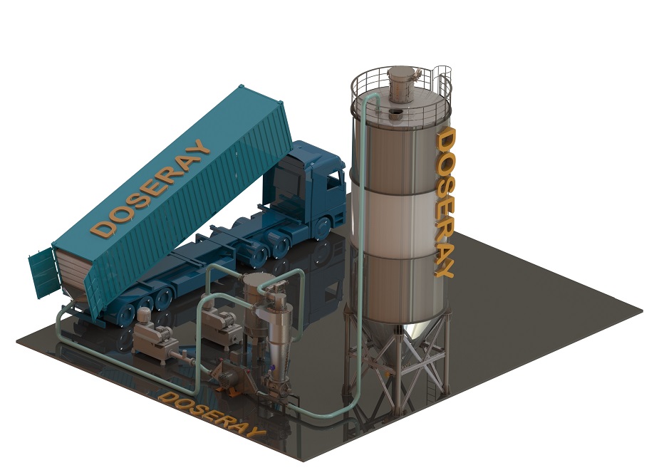 bulk liner unloading